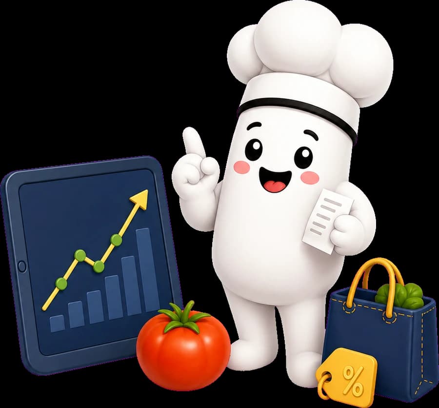 Maskotka ScrappyMeal porównuje ceny produktów spożywczych
